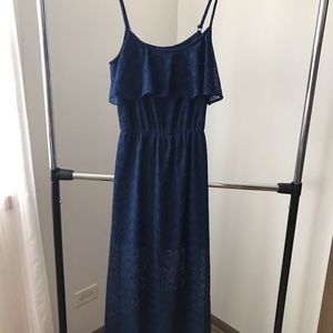 Heartsoul blue lace maxi dress